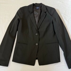 Gap Women’s Black 2 Button Blazer Fully Lined Size 8